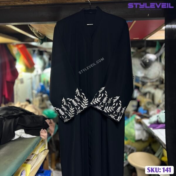 Simple Hand Embroidery Abaya – Boutique Quality Dubai Design