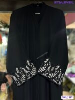 Simple Hand Embroidery Abaya – Boutique Quality Dubai Design